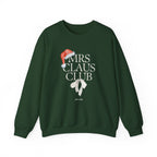 Mrs. Claus Club Sweatshirt, Cozy Holiday Apparel, Unisex Christmas Gift, Festive Crewneck, Winter Wardrobe Essential