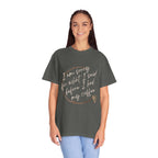 Coffee Lover's Apology Tee COMFORT COLORS - Unisex T-Shirt, Funny Coffee Shirt, Mood Humor Tee, Casual Everyday Wear, Graphic T-Shirt