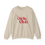 The Girls Club Sweatshirt, Cute Preppy Girls Crewneck Jumper, Women's Pullover, Teen Fashion Top, College Sweater
