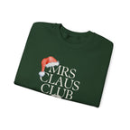 Mrs. Claus Club Sweatshirt, Cozy Holiday Apparel, Unisex Christmas Gift, Festive Crewneck, Winter Wardrobe Essential