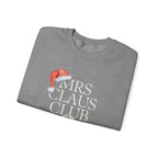 Mrs. Claus Club Sweatshirt, Cozy Holiday Apparel, Unisex Christmas Gift, Festive Crewneck, Winter Wardrobe Essential