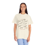 Coffee Lover's Apology Tee COMFORT COLORS - Unisex T-Shirt, Funny Coffee Shirt, Mood Humor Tee, Casual Everyday Wear, Graphic T-Shirt