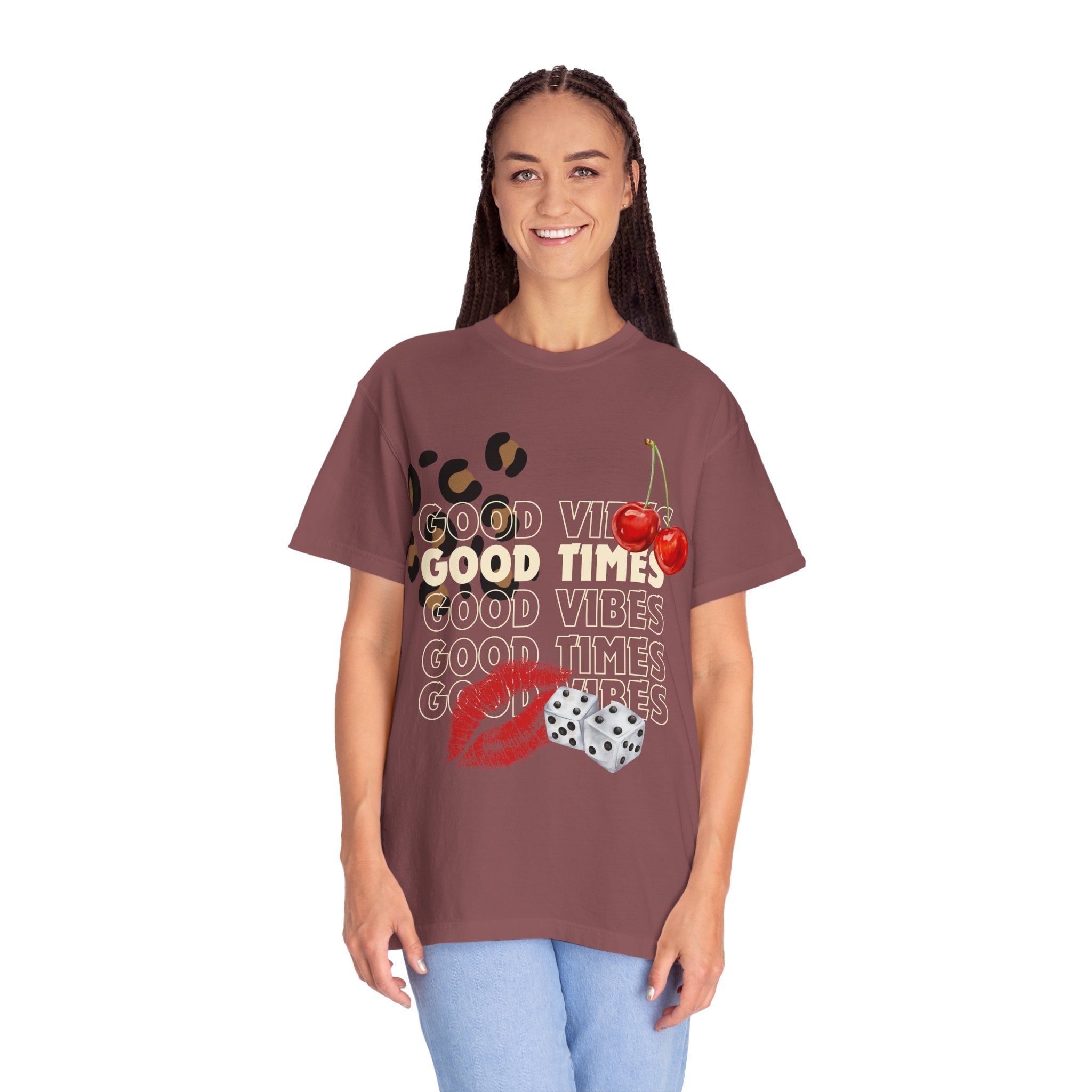 Vintage Good Vibes COMFORT COLORS T-Shirt, Unisex Tee, Summer Top, Festival Wear, Gift for Friends, Weekend Vibes