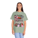 Master's Degree in Girl Math T-shirt | Calculator Leopard Heart Collage Tee Shirt