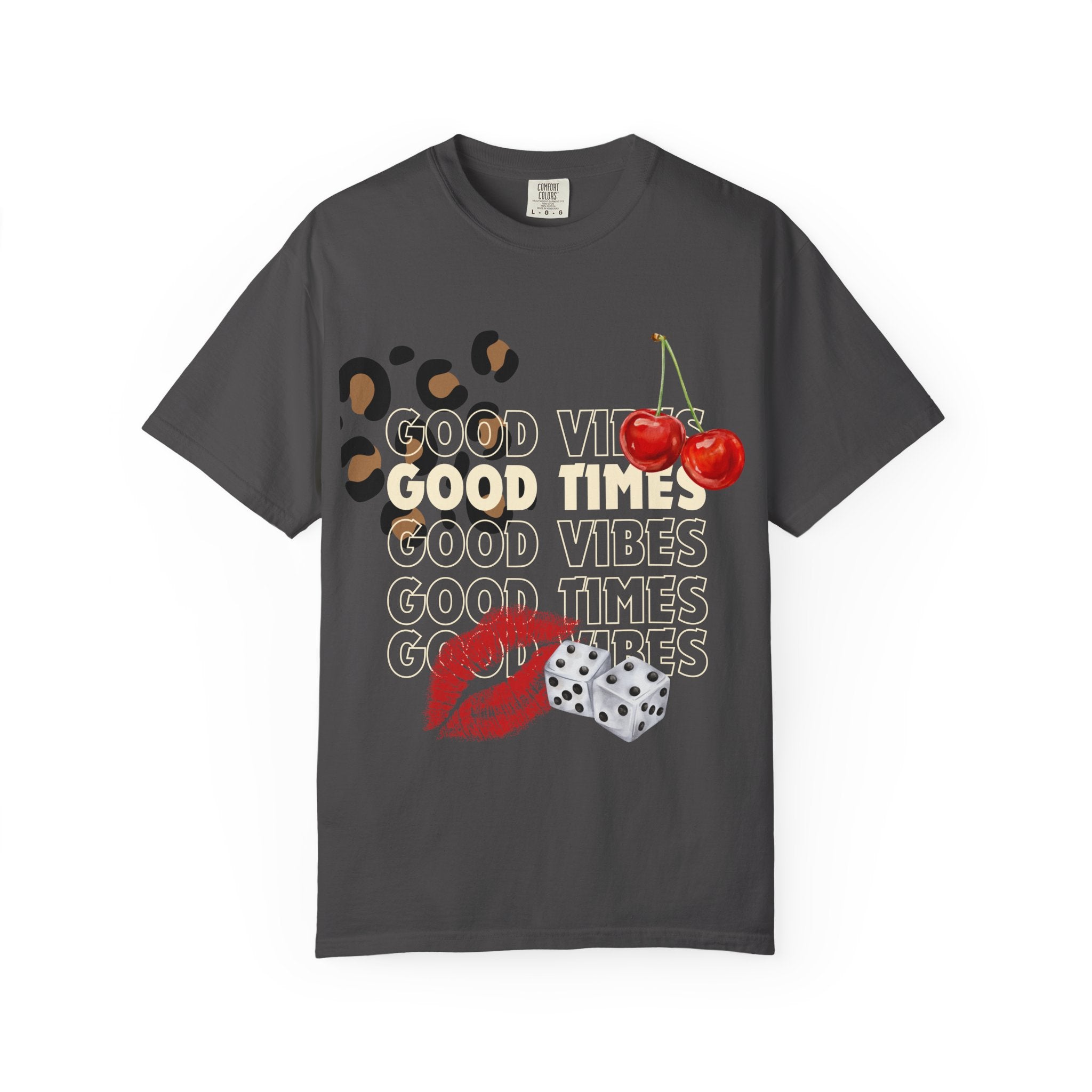 Vintage Good Vibes COMFORT COLORS T-Shirt, Unisex Tee, Summer Top, Festival Wear, Gift for Friends, Weekend Vibes