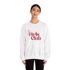 The Girls Club Sweatshirt, Cute Preppy Girls Crewneck Jumper, Women's Pullover, Teen Fashion Top, College Sweater