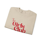 The Girls Club Sweatshirt, Cute Preppy Girls Crewneck Jumper, Women's Pullover, Teen Fashion Top, College Sweater