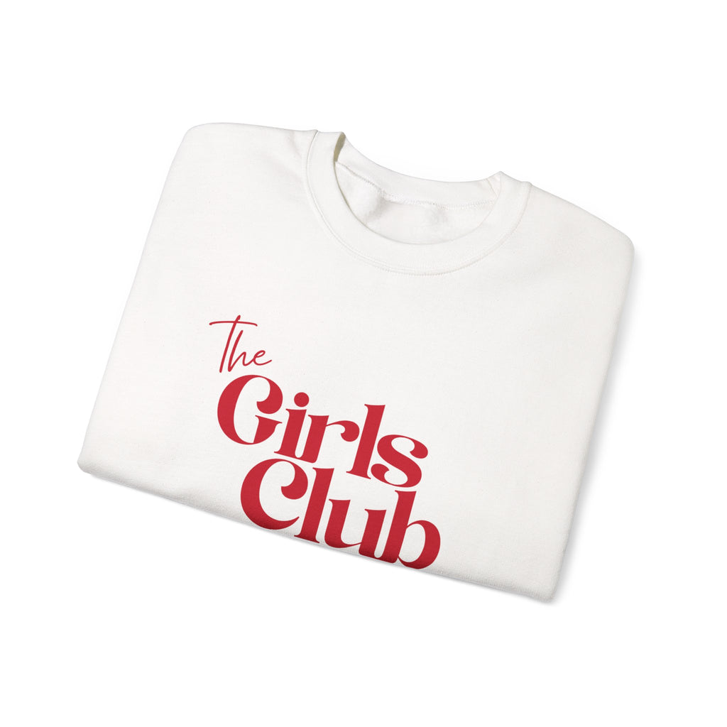 The Girls Club Sweatshirt, Cute Preppy Girls Crewneck Jumper, Women's Pullover, Teen Fashion Top, College Sweater