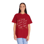 Coffee Lover's Apology Tee COMFORT COLORS - Unisex T-Shirt, Funny Coffee Shirt, Mood Humor Tee, Casual Everyday Wear, Graphic T-Shirt