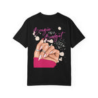 Bougie on a Budget COMFORT COLORS Nail Girly T-Shirt, Graphic Tee, Press-on Nails, Bougie Babes T-Shirt