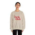 The Girls Club Sweatshirt, Cute Preppy Girls Crewneck Jumper, Women's Pullover, Teen Fashion Top, College Sweater