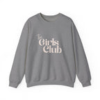 The Girls Club Sweatshirt, Cute Preppy Girls Crewneck Jumper, Women's Pullover, Teen Fashion Top, College Sweater