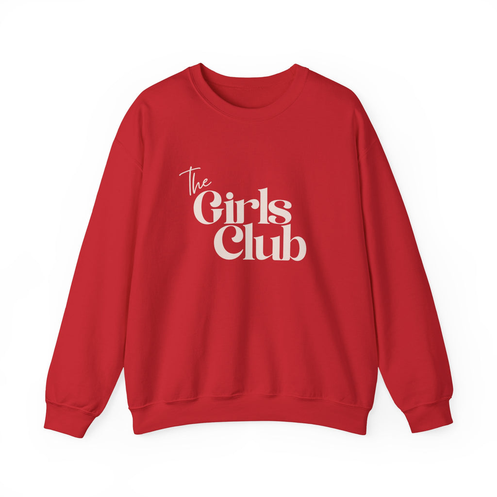 The Girls Club Sweatshirt, Cute Preppy Girls Crewneck Jumper, Women's Pullover, Teen Fashion Top, College Sweater