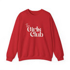The Girls Club Sweatshirt, Cute Preppy Girls Crewneck Jumper, Women's Pullover, Teen Fashion Top, College Sweater