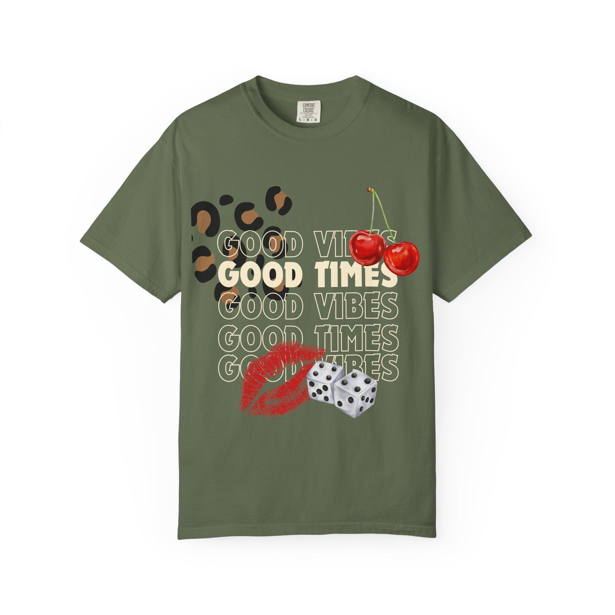 Vintage Good Vibes COMFORT COLORS T-Shirt, Unisex Tee, Summer Top, Festival Wear, Gift for Friends, Weekend Vibes