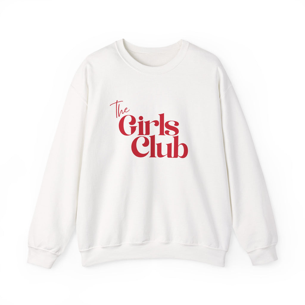 The Girls Club Sweatshirt, Cute Preppy Girls Crewneck Jumper, Women's Pullover, Teen Fashion Top, College Sweater