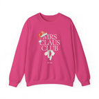 Mrs. Claus Club Sweatshirt, Cozy Holiday Apparel, Unisex Christmas Gift, Festive Crewneck, Winter Wardrobe Essential