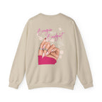 Bougie on a Budget Crewneck Sweatshirt, Trendy Pullover, Gift for Her, Casual Style, Perfect for Everyday Wear