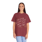 Coffee Lover's Apology Tee COMFORT COLORS - Unisex T-Shirt, Funny Coffee Shirt, Mood Humor Tee, Casual Everyday Wear, Graphic T-Shirt