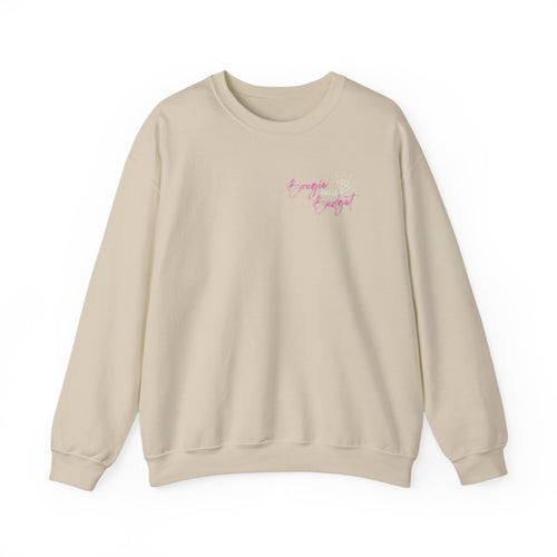Bougie on a Budget Crewneck Sweatshirt, Trendy Pullover, Gift for Her, Casual Style, Perfect for Everyday Wear