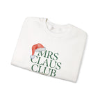Mrs. Claus Club Sweatshirt, Cozy Holiday Apparel, Unisex Christmas Gift, Festive Crewneck, Winter Wardrobe Essential