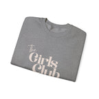 The Girls Club Sweatshirt, Cute Preppy Girls Crewneck Jumper, Women's Pullover, Teen Fashion Top, College Sweater