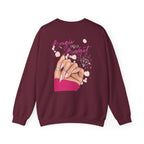 Bougie on a Budget Crewneck Sweatshirt, Trendy Pullover, Gift for Her, Casual Style, Perfect for Everyday Wear