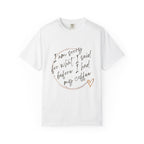 Coffee Lover's Apology Tee COMFORT COLORS - Unisex T-Shirt, Funny Coffee Shirt, Mood Humor Tee, Casual Everyday Wear, Graphic T-Shirt